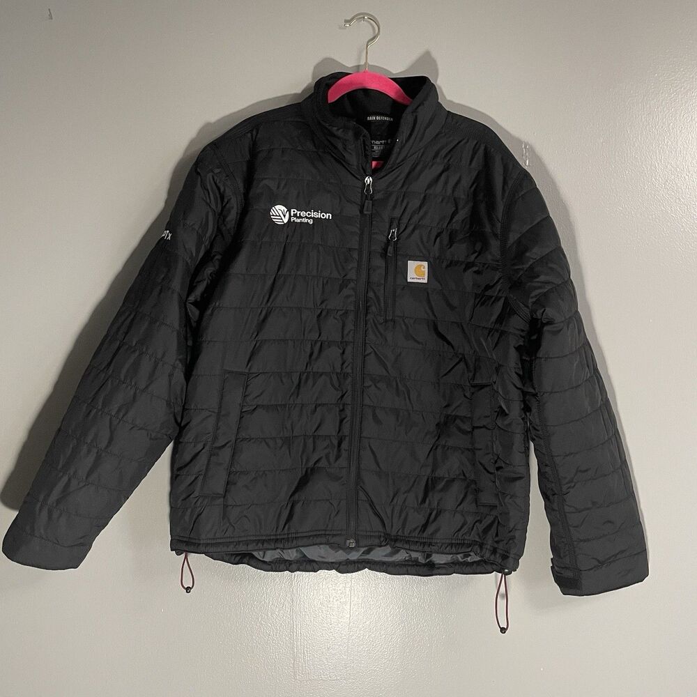 Carhartt Rain Defender Puffer Jacket Relaxed Fit Lightweight Insulated Size L